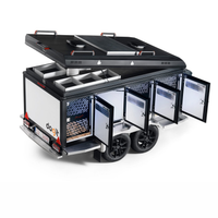 DOGIT X-SPACE 4-Dog 2-Axle Dog Transport Trailer