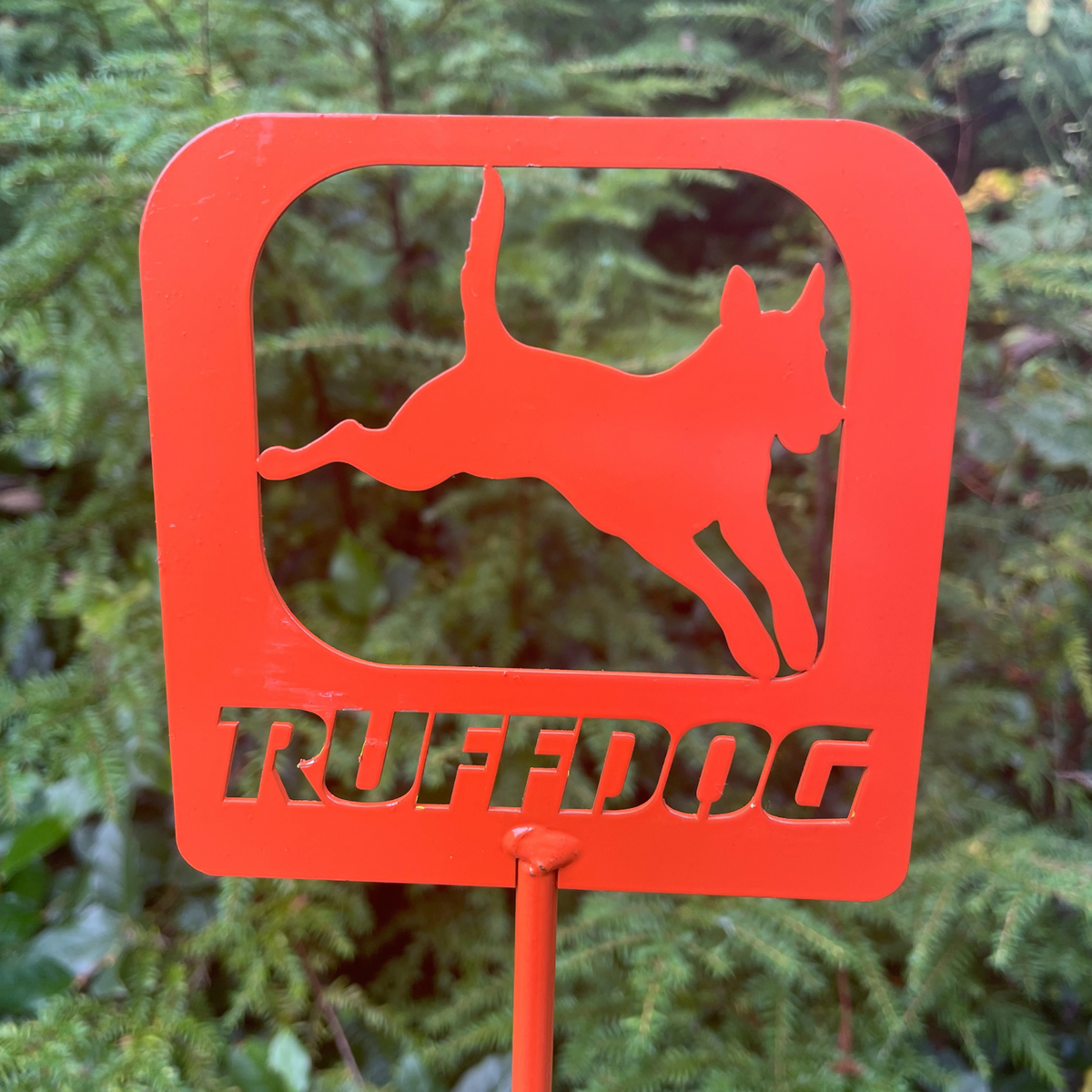 Ruffdog Carbon Steel Tracking Stake Orange