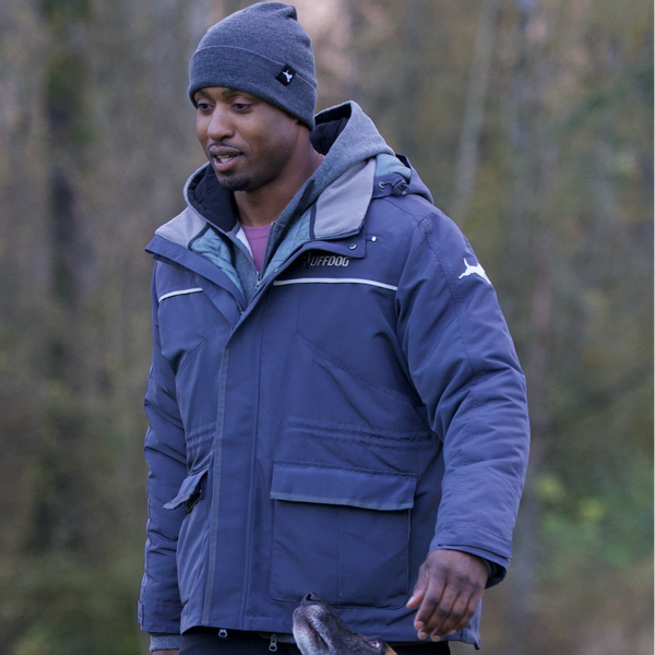 Ruffdog Winter Jacket for Dog Trainers and Dog Walkers - GRANITE with Shades of Grey SAVE 30%