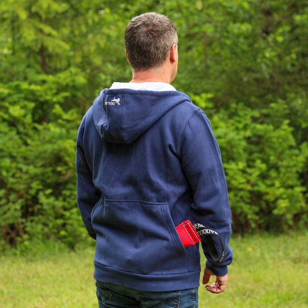 Ruffdog ODIN Hooded Fleece Dog Trainer Jacket COBALT SAVE 60%