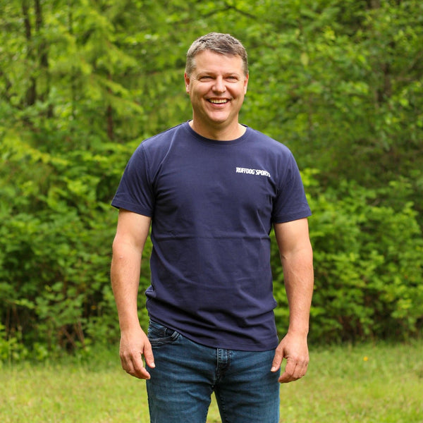 Ruffdog Unisex Crewneck T-shirt NAVY SAVE 60%