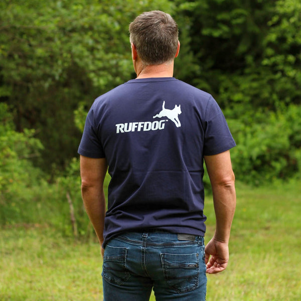 Ruffdog Unisex Crewneck T-shirt NAVY SAVE 60%
