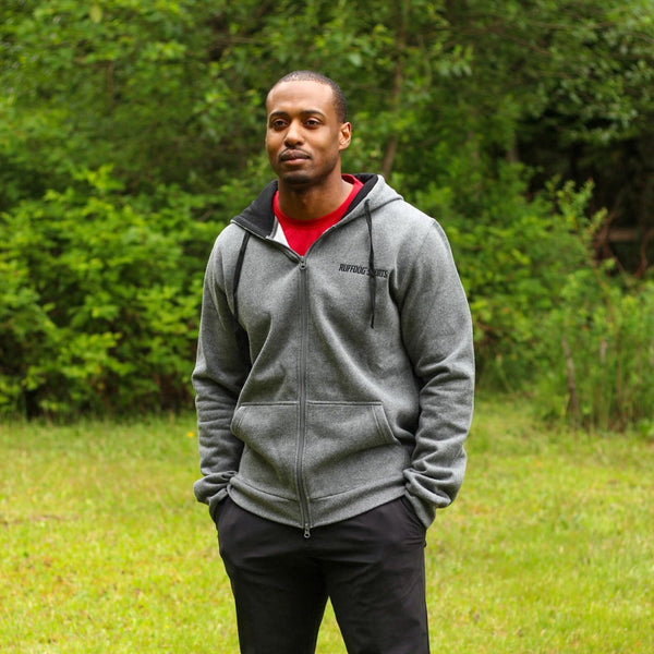 Ruffdog ODIN Hooded Fleece Dog Trainer Jacket SMOKE SAVE 60%