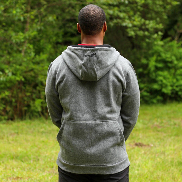 Ruffdog ODIN Hooded Fleece Dog Trainer Jacket SMOKE SAVE 60%