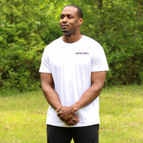 Ruffdog Unisex Crewneck T-shirt WHITE SAVE 60%