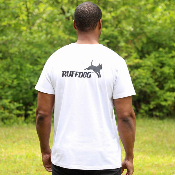 Ruffdog Unisex Crewneck T-shirt WHITE SAVE 60%