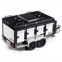 DOGIT X-SPACE 4-Dog 2-Axle Dog Transport Trailer