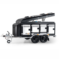 DOGIT X-SPACE 4-Dog 2-Axle Dog Transport Trailer