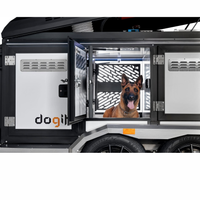 DOGIT X-SPACE 4-Dog 2-Axle Dog Transport Trailer