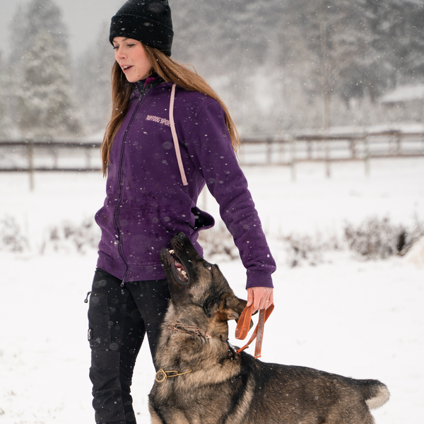 Ruffdog ODIN Hooded Fleece Dog Trainer Jacket ORCHID SAVE 60%