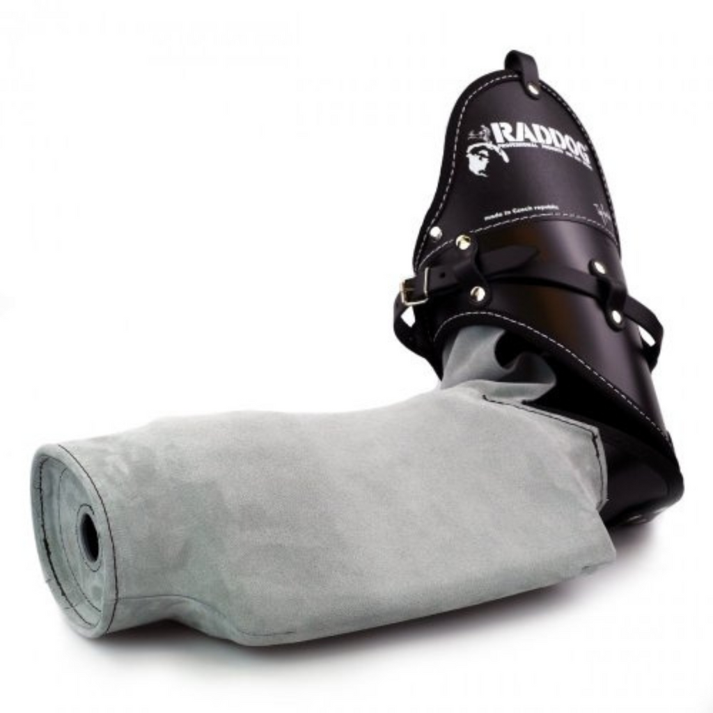 Hard wedge protection sleeve RADDOG F1 left arm model sold at Ruffdog Canada