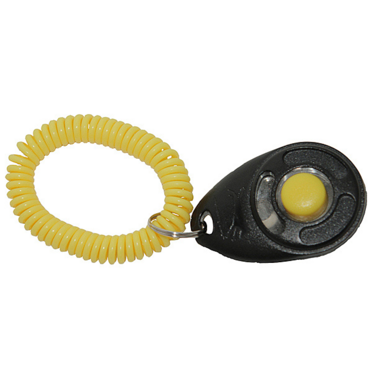 Starmark Pro Training Clicker with wrist strap – professional dog training tool.