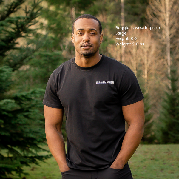 Ruffdog Unisex Crewneck Tshirt BLACK SAVE 75%