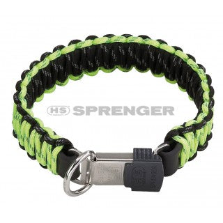 HermSprenger Paracord Collar  Green